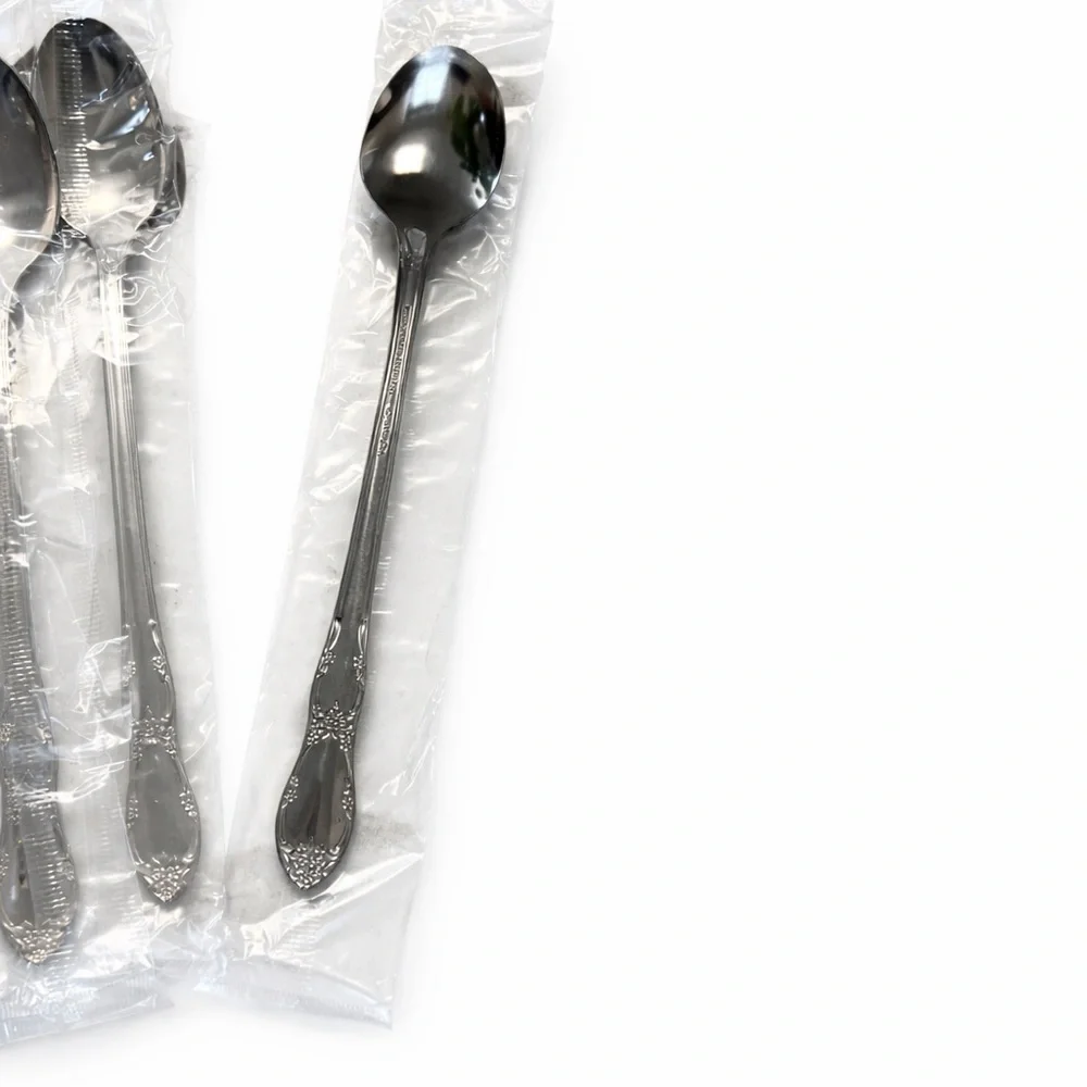 Oneida Daydream Iced Tea Spoons Set 8 Long Handle NEW Sealed USA